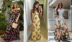 vestido estampado