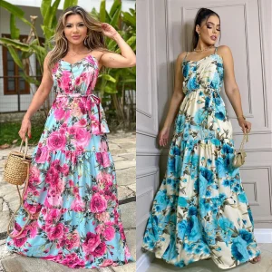 vestido estampado
