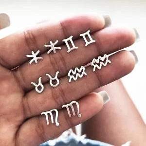 prata brinco zodiaco